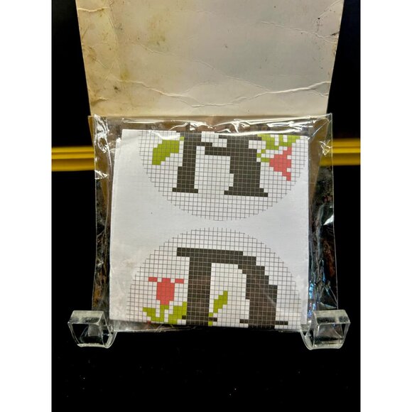 Crafter's Square Monogram Cross Stitch Kit A-L - New! - Picture 6 of 9
